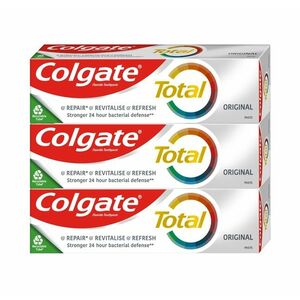 Colgate Total Original Active Prevention zubní pasta 3x75 ml obraz