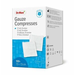 Dr. Max Gauze Compresses 7, 5x7, 5 cm 100 ks obraz