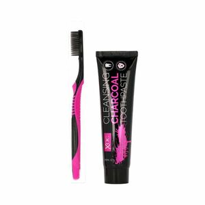 Xpel Oral Care Cleansing Charcoal zubní pasta 100 ml + zubní kartáček k obraz