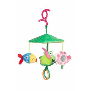 SENSILLO Kontrastní kolotoč nejen do kočárku Colorful - Žabka obraz