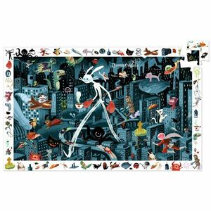Djeco Vyhledávací puzzle Noční město - 200 pcs obraz