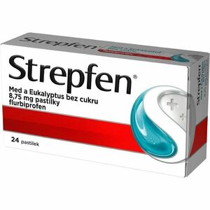 STREPFEN Med a eukalyptus bez cukru 8, 75 mg 24 pastilek obraz