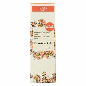 KVITOK Organická květinová voda Damašská růže 30 ml obraz