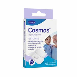 COSMOS Sensitive silicone ultra jemná náplast 2 velikosti 8 kusů obraz