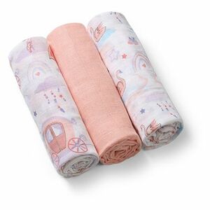 BABYONO Pleny mušelínové super soft broskvové 70 x 70 cm 3 ks obraz