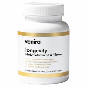 VENIRA Longevity NAD+ vitamin B3 a ribosa 60 kapslí obraz