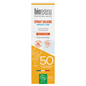 BIOREGENA Organický sprej na opalování SPF 50 pro děti 90 ml BIO obraz