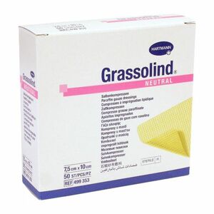 GRASSOLIND Neutral kompres sterilní 7, 5 x 10 cm 50 kusů obraz