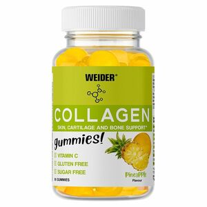 WEIDER Collagen Gummies kolagen a vitamín C ananas 50 kusů obraz