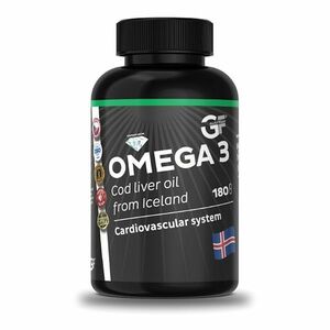 GF NUTRITION Omega 3 cod liver oil 180 kapslí obraz