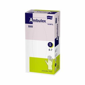 MATOPAT Ambulex Vinyl rukavice vinylové nepudrované S 100 kusů obraz