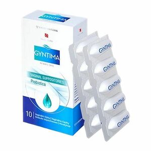 GYNTIMA Probiotica vaginální čípky 10 kusů obraz