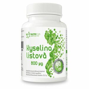 NUTRICIUS Kyselina listová 800 mcg 90 tablet obraz