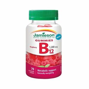 JAMIESON Vitamín B12 Gummies 1200 mcg 70 pastilek obraz