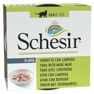SCHESIR Konzerva pro kočky tuňák a mahi mahi 85 g obraz