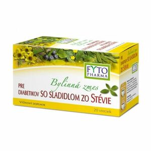 FYTOPHARMA Bylinná směs pro diabetiky se sladidlem stevie 20 x 1.5 g obraz