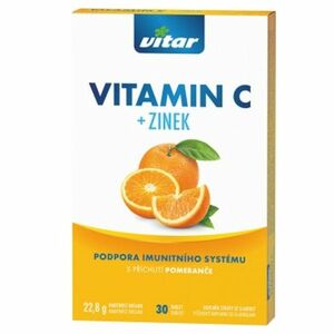 VITAR vitamín C + zinek 30 tablet obraz