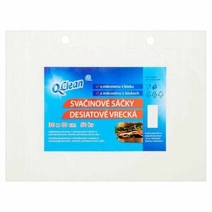 Q CLEAN Mikrotenové sáčky 30 x 40 cm 10 my 50 kusů obraz