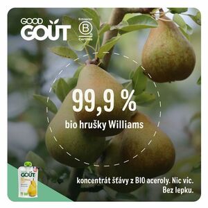 GOOD GOUT Hruška Williams BIO 120 g obraz