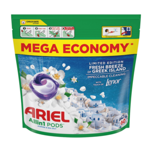 ARIEL Kapsle na praní Fresh Breeze of Greek Island 60 praní obraz