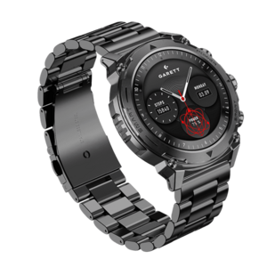 GARETT Smartwatch Atom black steel chytré hodinky obraz