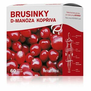 NEFDESANTÉ Brusinky d-manóza kopřiva 60 tablet obraz