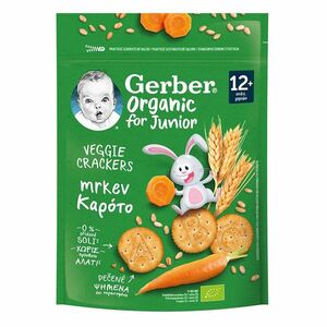GERBER Krekry s mrkví 12m+ BIO 100 g obraz