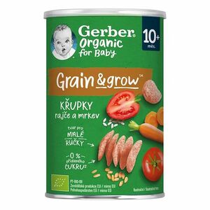 GERBER Křupky rajče a mrkev 10m+ BIO 35 g obraz