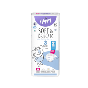 BELLA HAPPY Baby midi 5 - 9 kg 50 kusů obraz