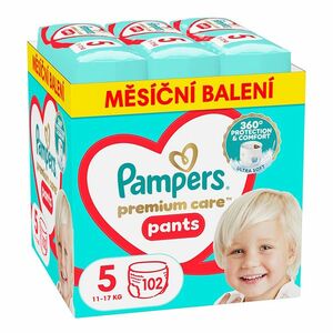 PAMPERS Premium Care vel. 5 plenkové kalhotky 11-17 kg 102 ks obraz