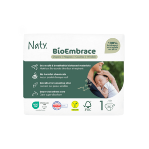 ECO BY NATY Bioembrace newborn plenky 2-5 kg 25 kusů obraz