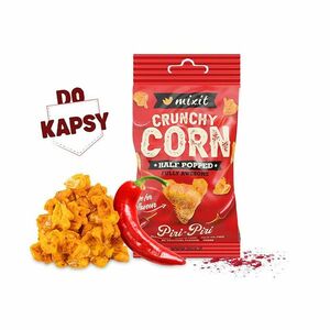 MIXIT Crunchy corn peri peri a kajenský pepř do kapsy 40 g obraz