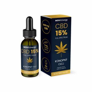 MOVIT ENERGY CBD 15% Full Spectrum konopný olej 10 ml obraz