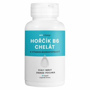 MOVIT ENERGY Hořčík B6 chelát 100 mg 30 kapslí obraz