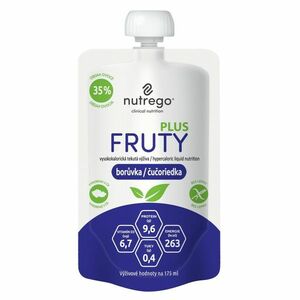 NUTREGO Fruty plus výživa borůvka 4 x 175 ml obraz