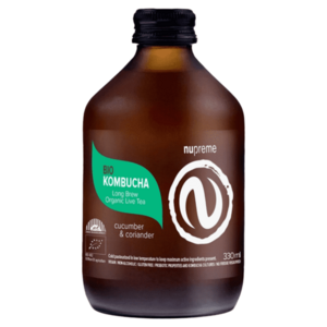 NUPREME Kombucha okurka a koriandr BIO 330 ml obraz