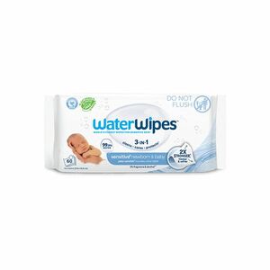 WATERWIPES Newborn&baby 3in1 ubrousky vlhčené 60 kusů obraz