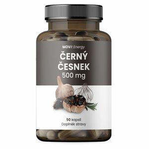 MOVIT ENERGY Černý Česnek 500 mg 90 kapslí obraz