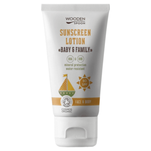 WOODENSPOON Opalovací tělové mléko Baby & Family SPF 30 150 ml obraz