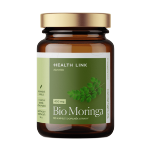 HEALTH LINK BIO Moringa kapsle 400 mg 120 kapslí obraz
