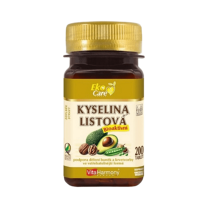 VITAHARMONY Kyselina listová bioaktivní 400 µg Eko 200 tablet obraz