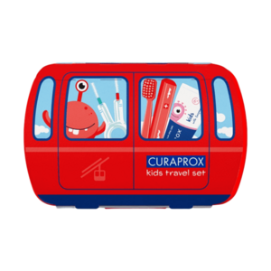 Curaprox, Travel set KIDS červený obraz
