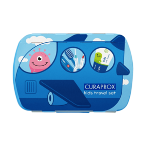 Curaprox Travel set KIDS modrý obraz