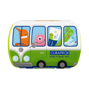 CURAPROX Travel set KIDS zelený obraz