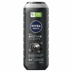 NIVEA Active Clean Sprchový gel pro muže 500 ml obraz