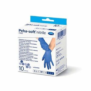 PEHA-SOFT Nitrile Fino Rukavice vyšetřovací velikost L 10 kusů obraz
