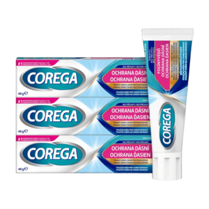 COREGA Fixační krém ochrana dásní 3 kusy 40 g obraz
