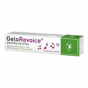 GELOREVOICE Pastilky do krku bezinka bez mentolu 20 kusů obraz
