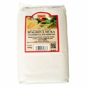 J.VINCE Špaldová celozrnná mouka polohrubá 1 kg obraz