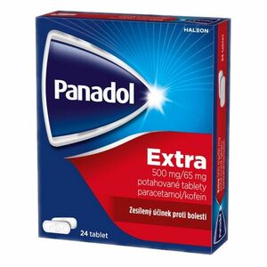 PANADOL Extra 500mg/65mg 24 potahovaných tablet IV obraz